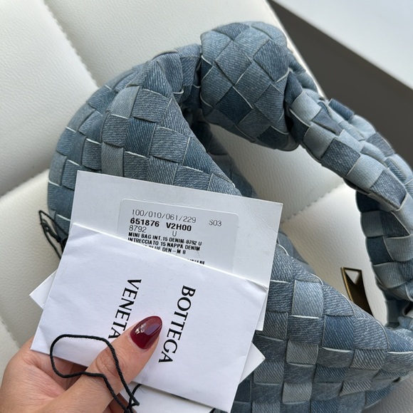 RARE Bottega Veneta Mini Jodie - Denim (Limited Edition, Sold Out Everywhere) - Picture 2 of 3